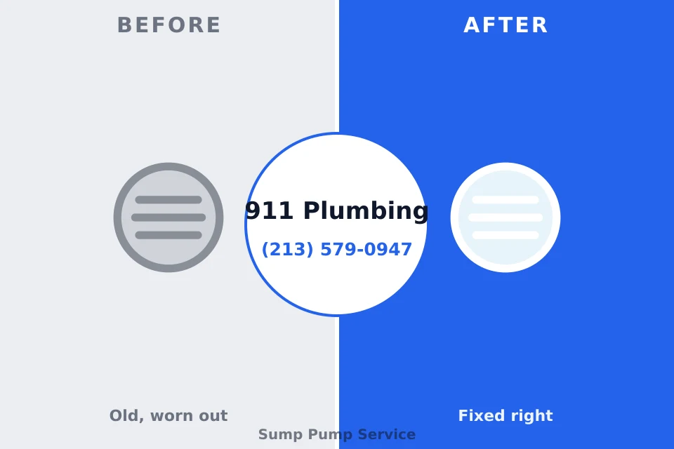 Before and after: plumbing repair Spooner, WI